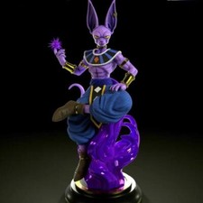 Używany, Dragon Ball Beerus Siedząca figurka PVC Anime Bóg zniszczenia Model Zabawka Prezent na sprzedaż  Wysyłka do Poland