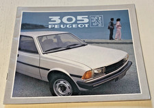 Brochure peugeot 305 d'occasion  Quarré-les-Tombes