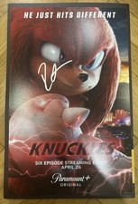 Foto Knuckles 11x17 assinada por Idris Elba Sonic The Hedgehog Shadow Keanu comprar usado  Enviando para Brazil