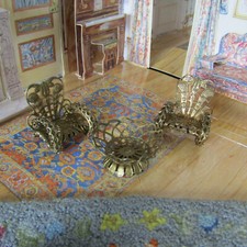Antique dollhouse gold for sale  Lower Lake