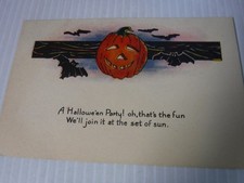 CARTÃO POSTAL ANTIGO METROPOLITAN NEWS PUBL HALLOWEEN #1135 DIVIDIDO NÃO PUBLICADO SÉPIA, usado comprar usado  Enviando para Brazil