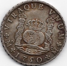 Mexico reales 1750. for sale  PEMBROKE