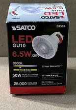 Lâmpada LED Satco S9383 GU10 6.5W 40° Flood 3000K refletor de torção e bloqueio novo na caixa comprar usado  Enviando para Brazil