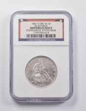 1861 seated liberty for sale  Frederick