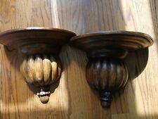 Pair brown carved for sale  Lawrenceville