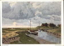 Hallig land künstlerkarte gebraucht kaufen  Deutschland