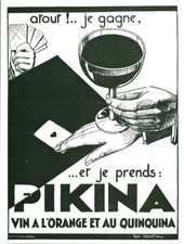 Publicité ancienne pikina d'occasion  Notre-Dame-de-Monts