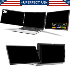 Extensor de monitor de laptop 14 polegadas 2K tela tripla compatível com Mac comprar usado  Enviando para Brazil