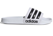 Adidas Adilette Aqua Slides-Sandles Feminino Tamanho 8 EUA Branco/Preto FRETE GRÁTIS comprar usado  Enviando para Brazil