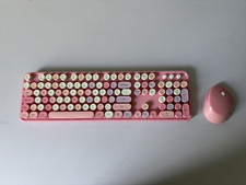 Pink wireless keyboard for sale  PLYMOUTH