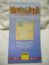 Landkarte teilkarte deutschlan gebraucht kaufen  Glauchau