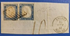 1861 sardegna coppia usato  Solopaca