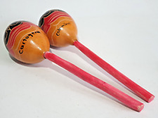 Vintage maracas hand for sale  LINCOLN