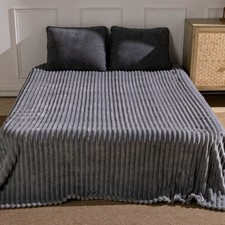 Faux fur blanket for sale  MANCHESTER