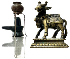 Antique bronze nandi for sale  HAMPTON