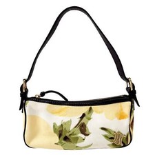 Bolsa de ombro CELINE rara aquarela estampa floral algodão lona comprar usado  Enviando para Brazil