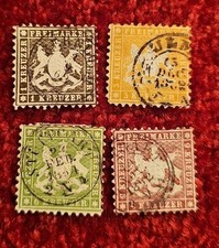 Württemberg 1862 minr gebraucht kaufen  Schönberg