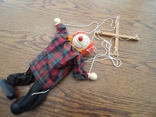 Ancienne marionnette clown d'occasion  Voves