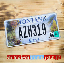 USA Nummernschild/ Kennzeichen/license plate/wildlife*Montana Rivers* comprar usado  Enviando para Brazil