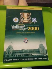 Leicester city tranmere for sale  STOWMARKET