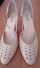 Ladies beige sandals for sale  FERRYHILL