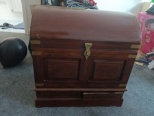 Wooden chest trunk for sale  BIRMINGHAM