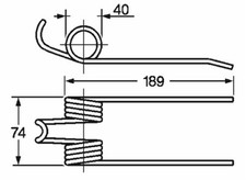 Dente pick adattabile usato  Italia