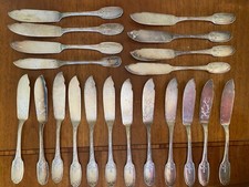 Usado, 20 conjuntos vintage de peixe ou manteiga folheados a prata Christofle comprar usado  Enviando para Brazil