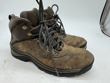 Botas de caminhada Timberland Flume masculinas couro marrom impermeável com cadarço - 8,5 LARGO comprar usado  Enviando para Brazil