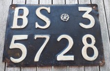 Targa auto metallica usato  Milano