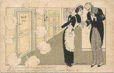 Rare cpa humoristique d'occasion  Villenave-d'Ornon