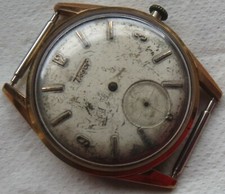 Relógio de pulso masculino Tissot banhado a ouro caixa tampa de parafuso carga equilíbrio manual Ok. comprar usado  Enviando para Brazil