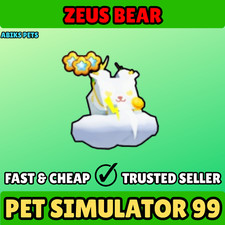 Zeus Bear (Tower Defense Pet) - Simulador de animais 99 PS99 ⭐️ Barato e rápido ✅ comprar usado  Enviando para Brazil