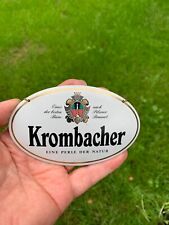 Krombacher bier emailschild gebraucht kaufen  Osnabrück