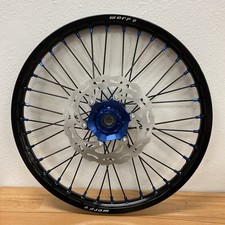 Kit completo de rodas Warp 9 - dianteiro 21 x 1,60 aro preto/cubo azul/raios pretos/azul comprar usado  Enviando para Brazil