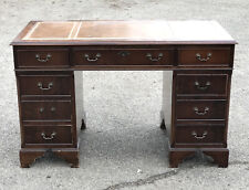 Pedestal desk tan for sale  SAWBRIDGEWORTH