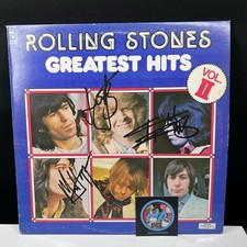 LP de vinil assinado por Mick Jagger Keith Richards Charlie Watts Rolling Stones com certificado de autenticidade! comprar usado  Enviando para Brazil
