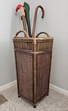Bamboo wicker umbrella for sale  Parker