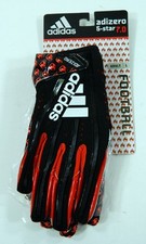 Luvas receptoras de futebol Adidas Adizero 5 estrelas 7.0 preto/fogo tamanho G comprar usado  Enviando para Brazil