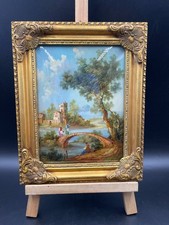 Quadro ovale paesaggio usato  Ardea