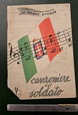Canzoniere del soldato usato  Italia
