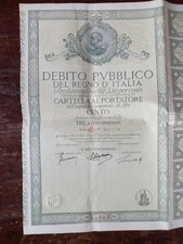 debito regno italia usato debito regno italia usato Vergato