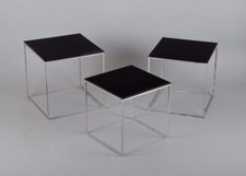 Poul Kjærholm, designer de móveis dinamarquês. Conjunto de mesas de aninhamento PK 71. comprar usado  Enviando para Brazil