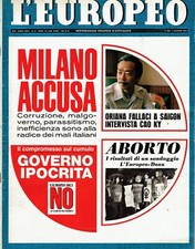 Europeo 1975 omicidio usato  Italia