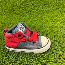 Usado, Tênis Converse All Star bebê tamanho 6C azul vermelho branco atlético casual comprar usado  Enviando para Brazil