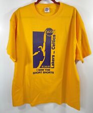 Usado, Lakers vs Celtics 12-30-07 "I Saw the Short Shorts" Ouro + Camiseta Roxa XL comprar usado  Enviando para Brazil