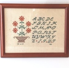 Finished framed vtg for sale  Tampa