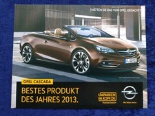 Opel cascada brochure d'occasion  Expédié en Belgium