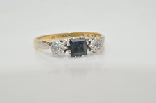 18ct platinum sapphire for sale  FROME
