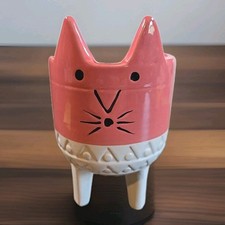 Cat face ceramic for sale  Owego